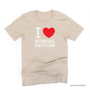 I ♥ School Supplies - Unisex Tee Little Mama Shirt Shop