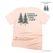 In My Heart Is A Christmas Tree Farm (pf&b) - Unisex Tee Little Mama Shirt Shop