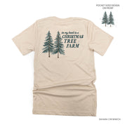 In My Heart Is A Christmas Tree Farm (pf&b) - Unisex Tee Little Mama Shirt Shop