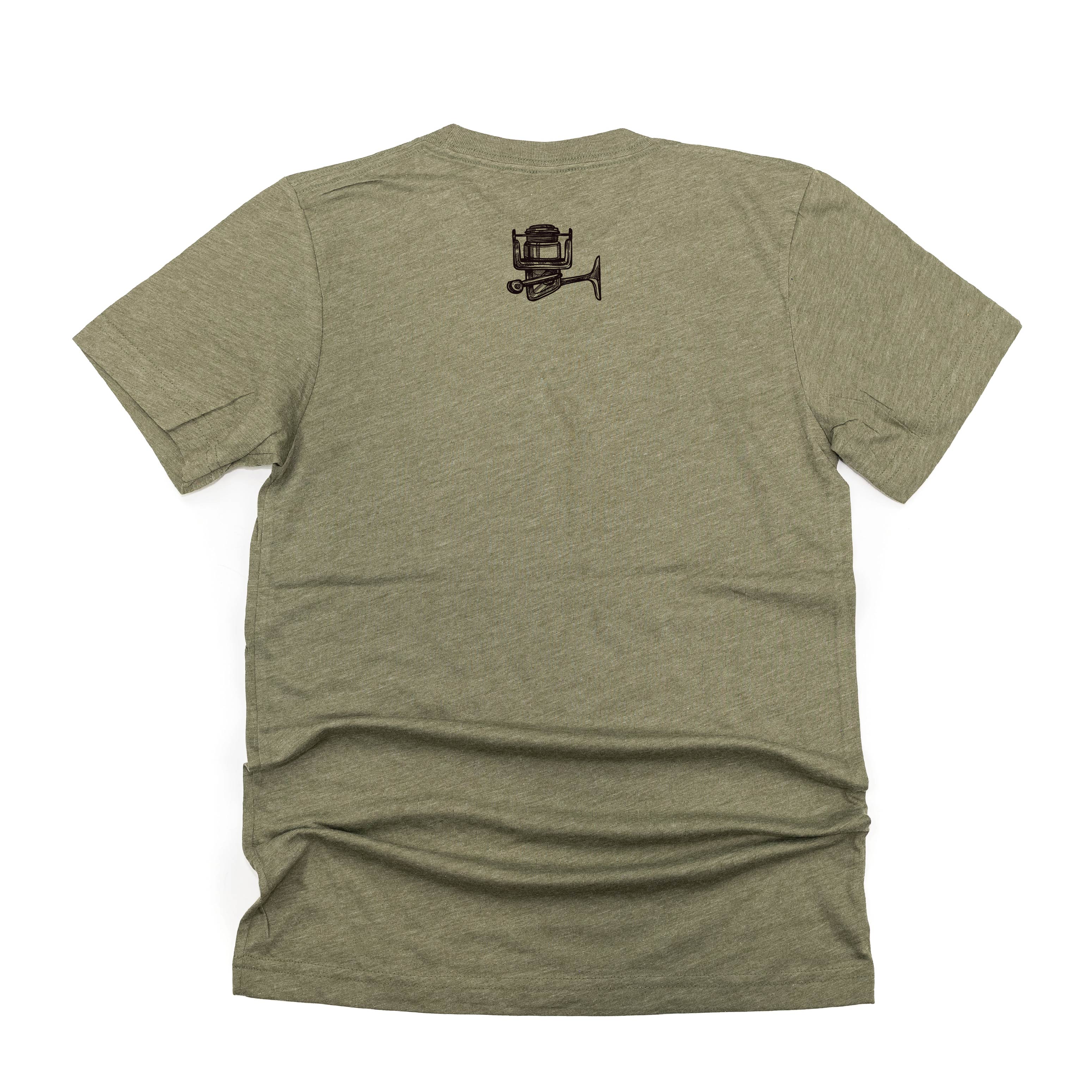 Keepin' It Reel - Fishing Reel (pf&b) - Unisex Tee Little Mama Shirt Shop