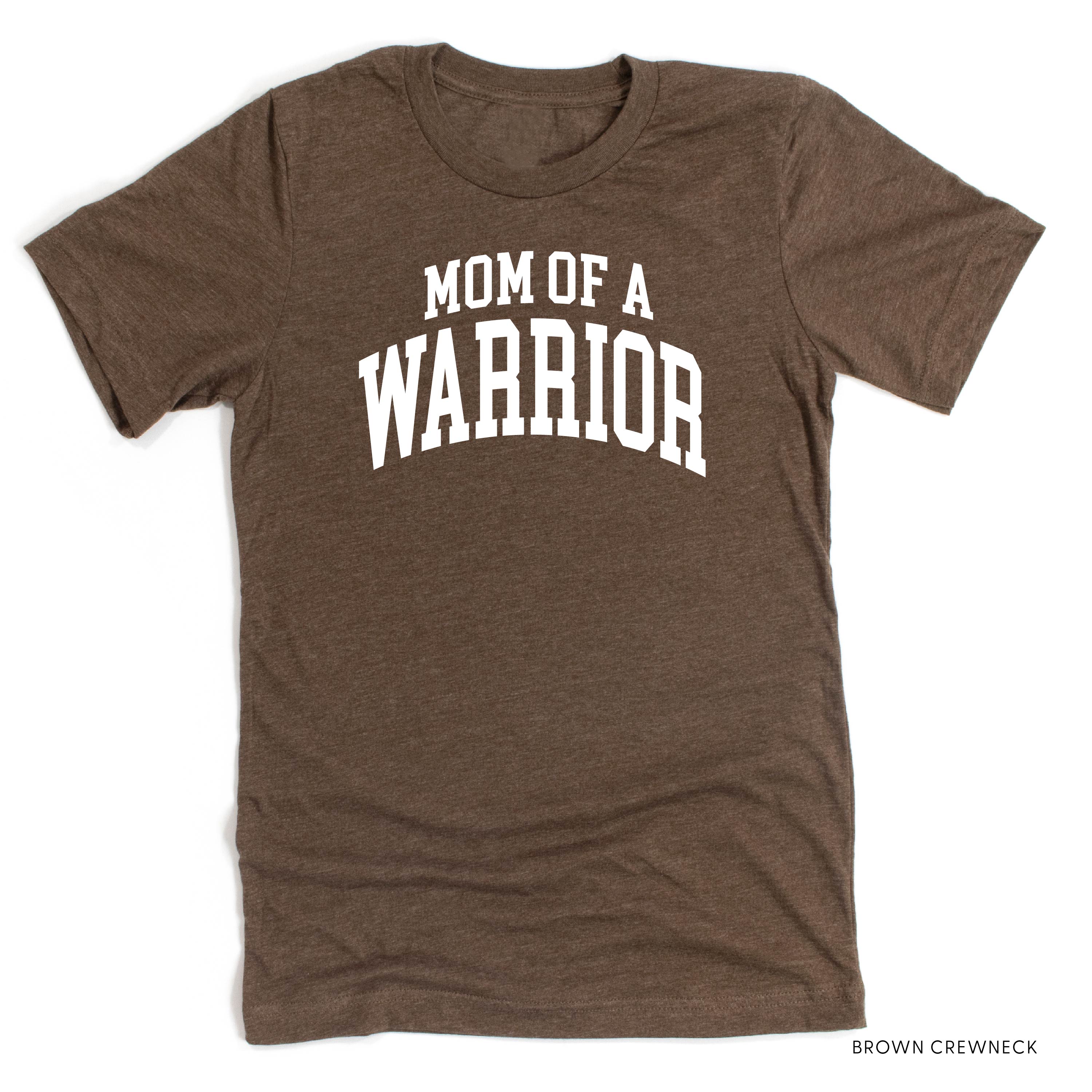 Mom of a Warrior - Varsity - Unisex Tee Little Mama Shirt Shop
