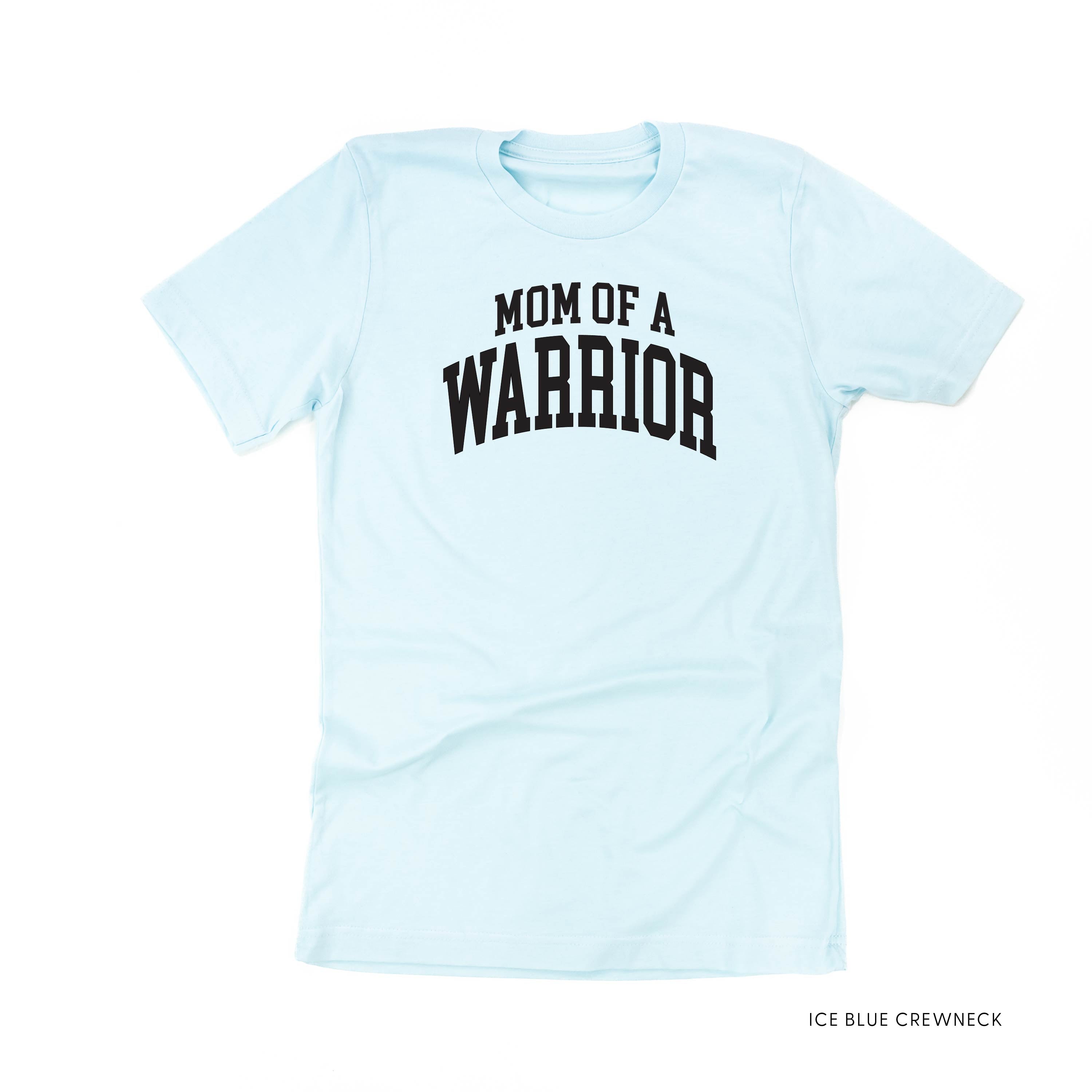 Mom of a Warrior - Varsity - Unisex Tee Little Mama Shirt Shop