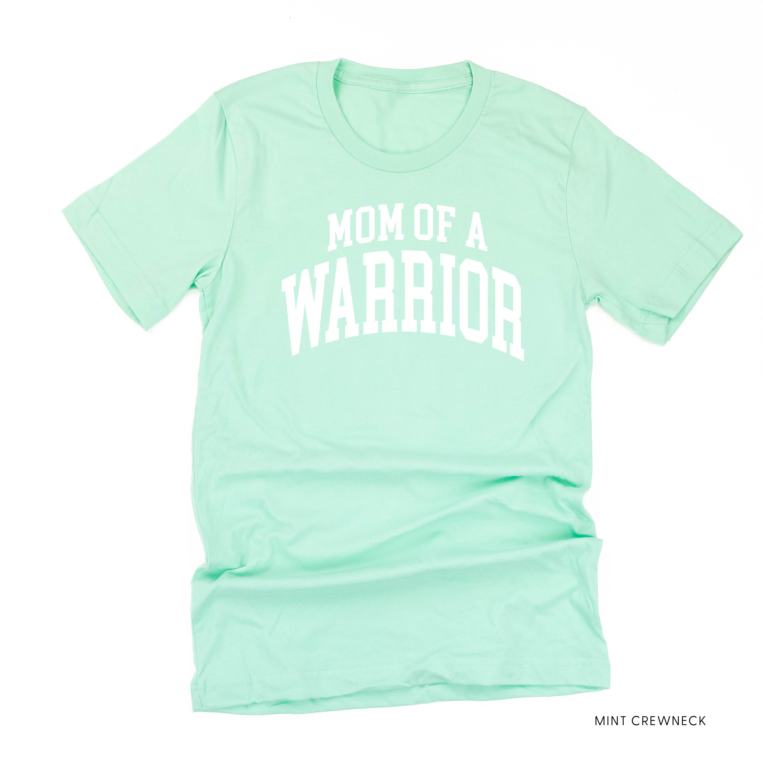 Mom of a Warrior - Varsity - Unisex Tee Little Mama Shirt Shop