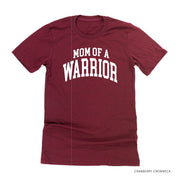 Mom of a Warrior - Varsity - Unisex Tee Little Mama Shirt Shop