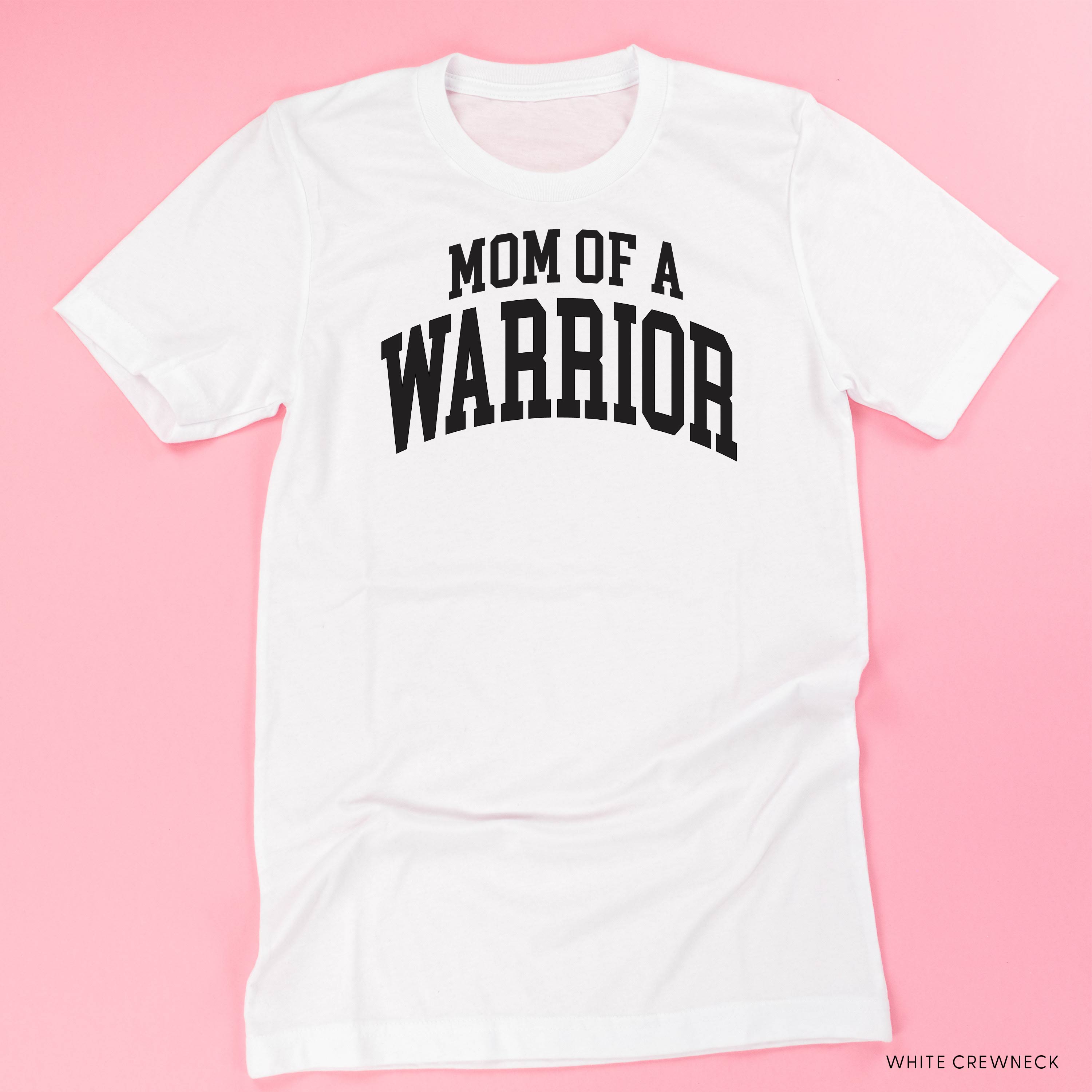 Mom of a Warrior - Varsity - Unisex Tee Little Mama Shirt Shop