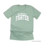Mother of a Fighter - Varsity - Unisex Tee Little Mama Shirt Shop