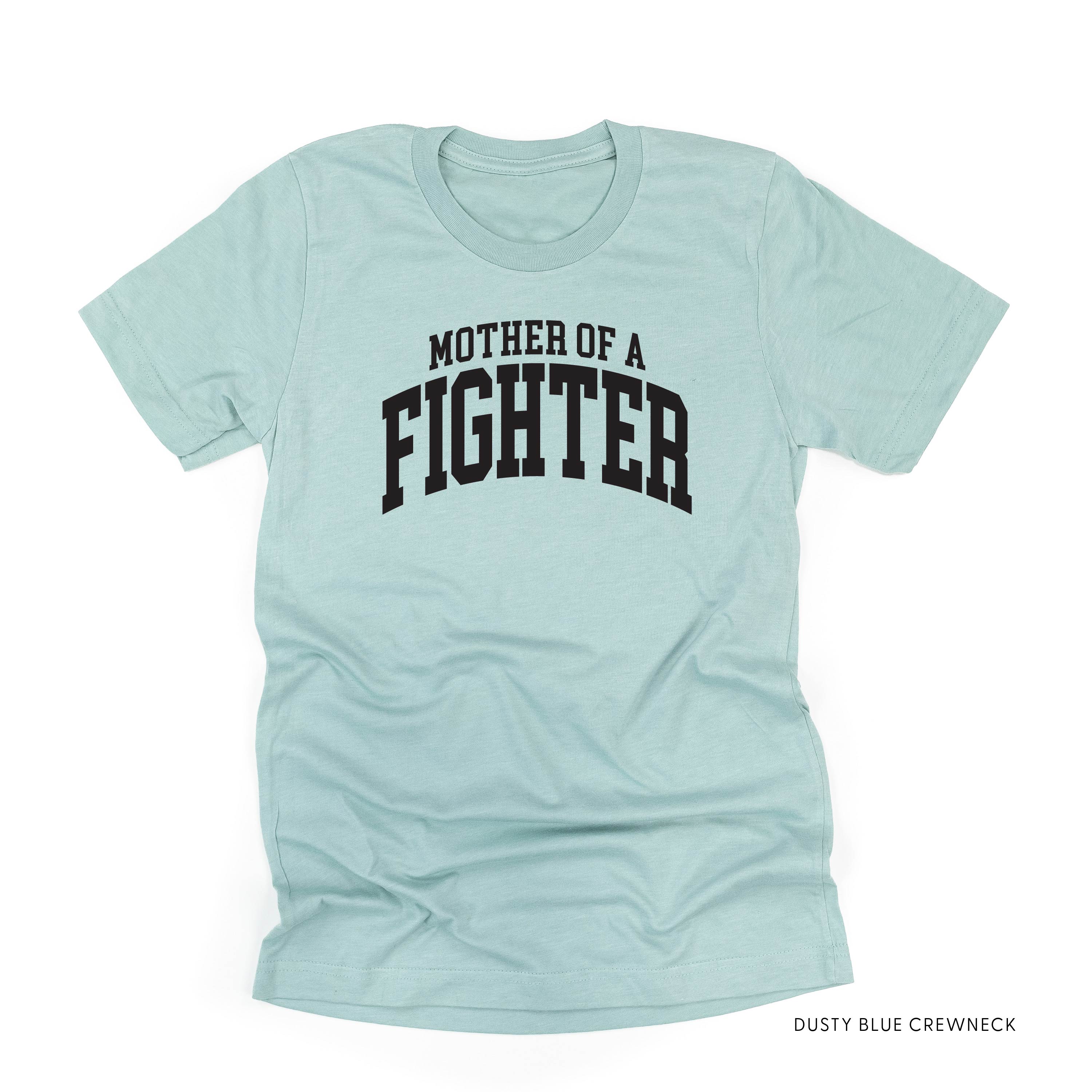 Mother of a Fighter - Varsity - Unisex Tee Little Mama Shirt Shop