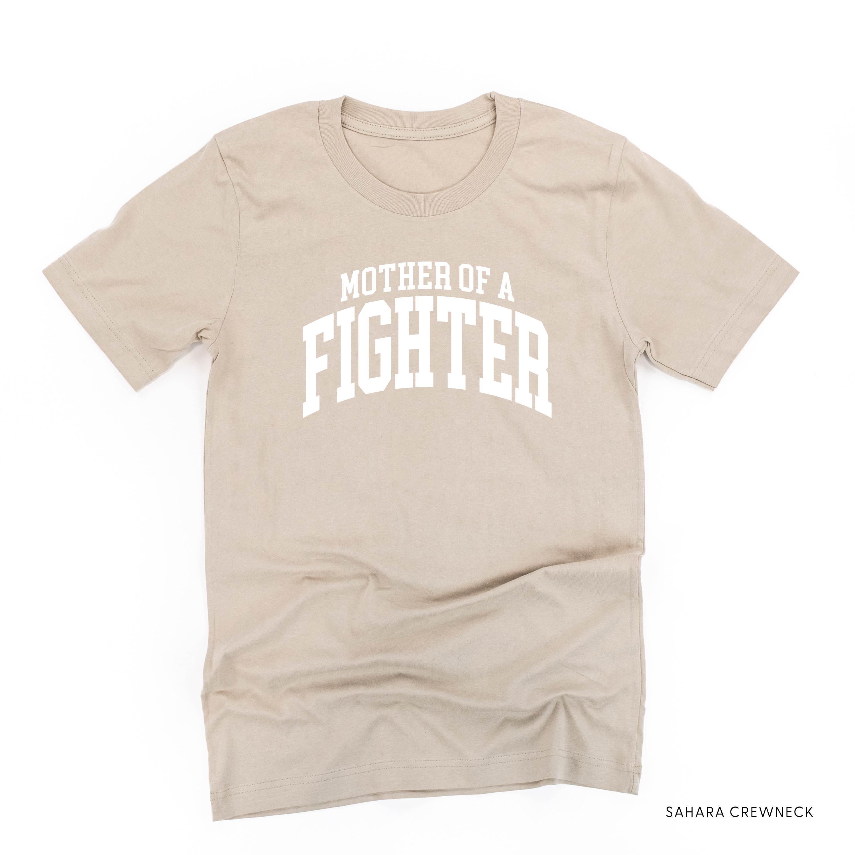 Mother of a Fighter - Varsity - Unisex Tee Little Mama Shirt Shop