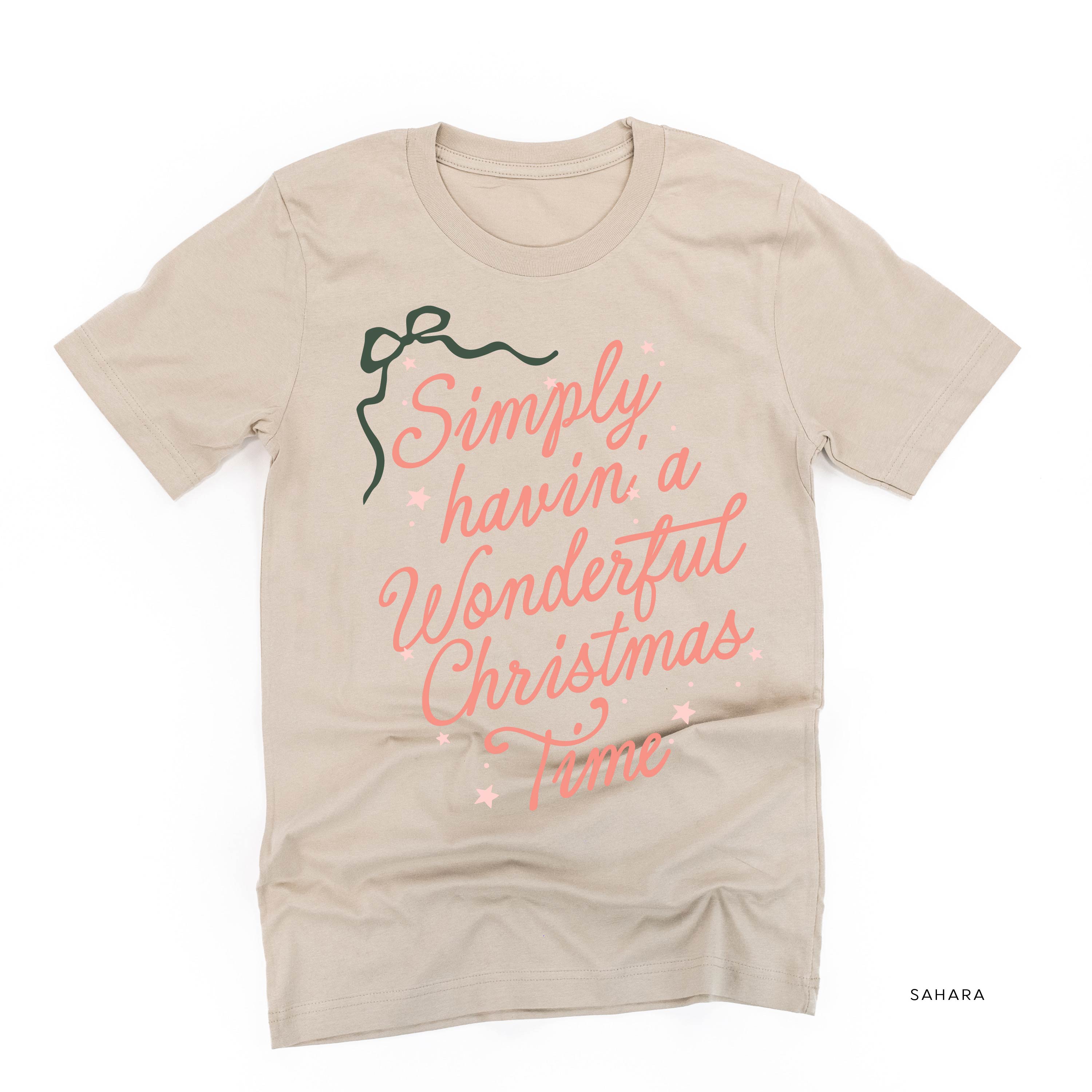 Simply Havin' A Wonderful Christmas Time - Unisex Tee Little Mama Shirt Shop