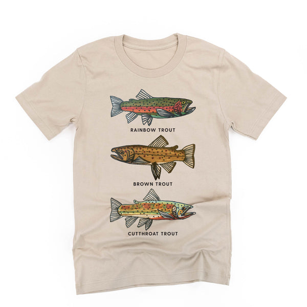 Trout Chart - Hand Drawn - Unisex Tee