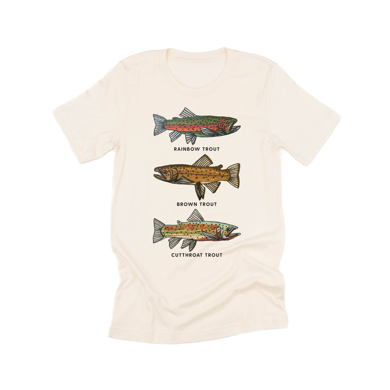 Trout Chart - Hand Drawn - Unisex Tee
