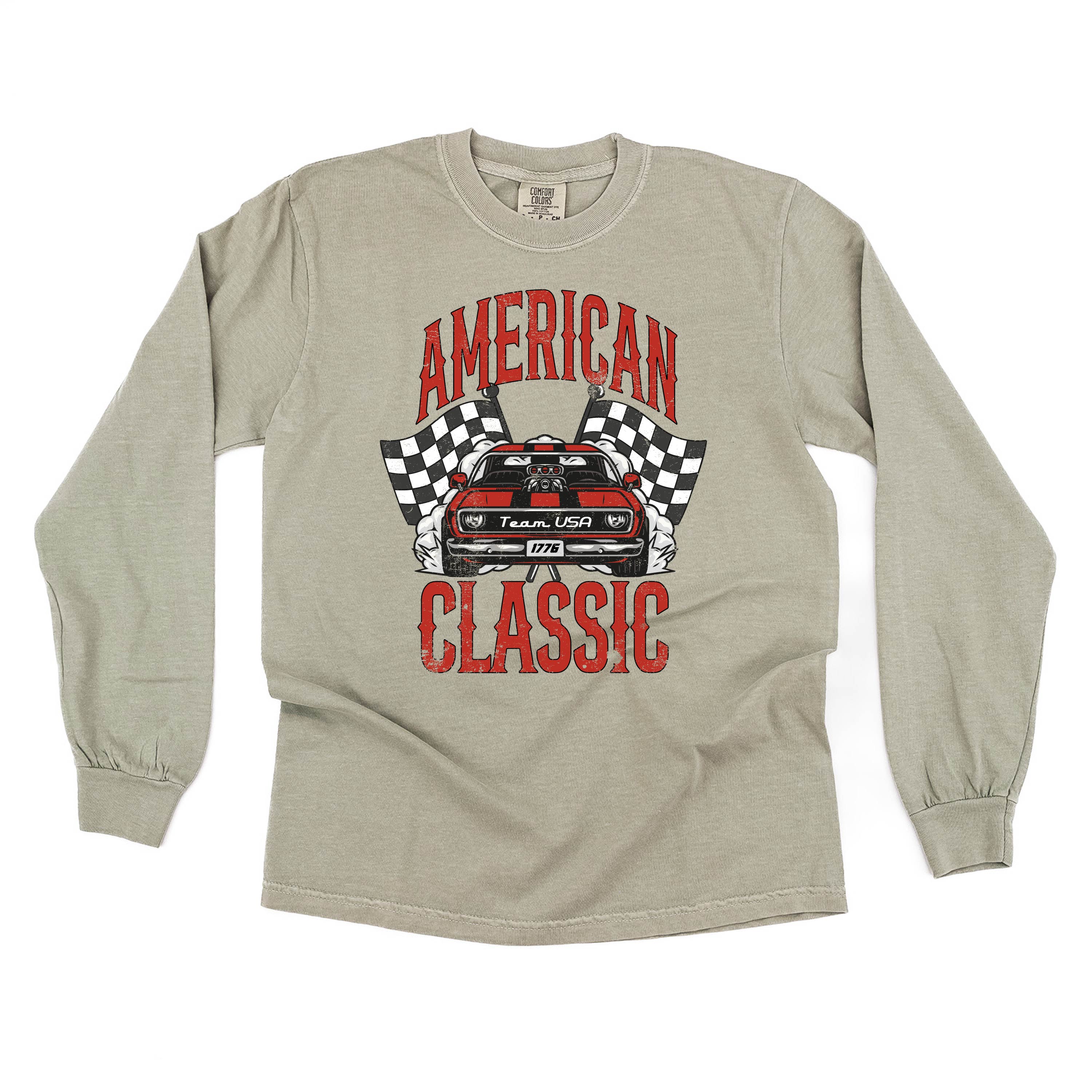 American Classic Car - LONG SLEEVE Comfort Colors Tee Little Mama Shirt Shop