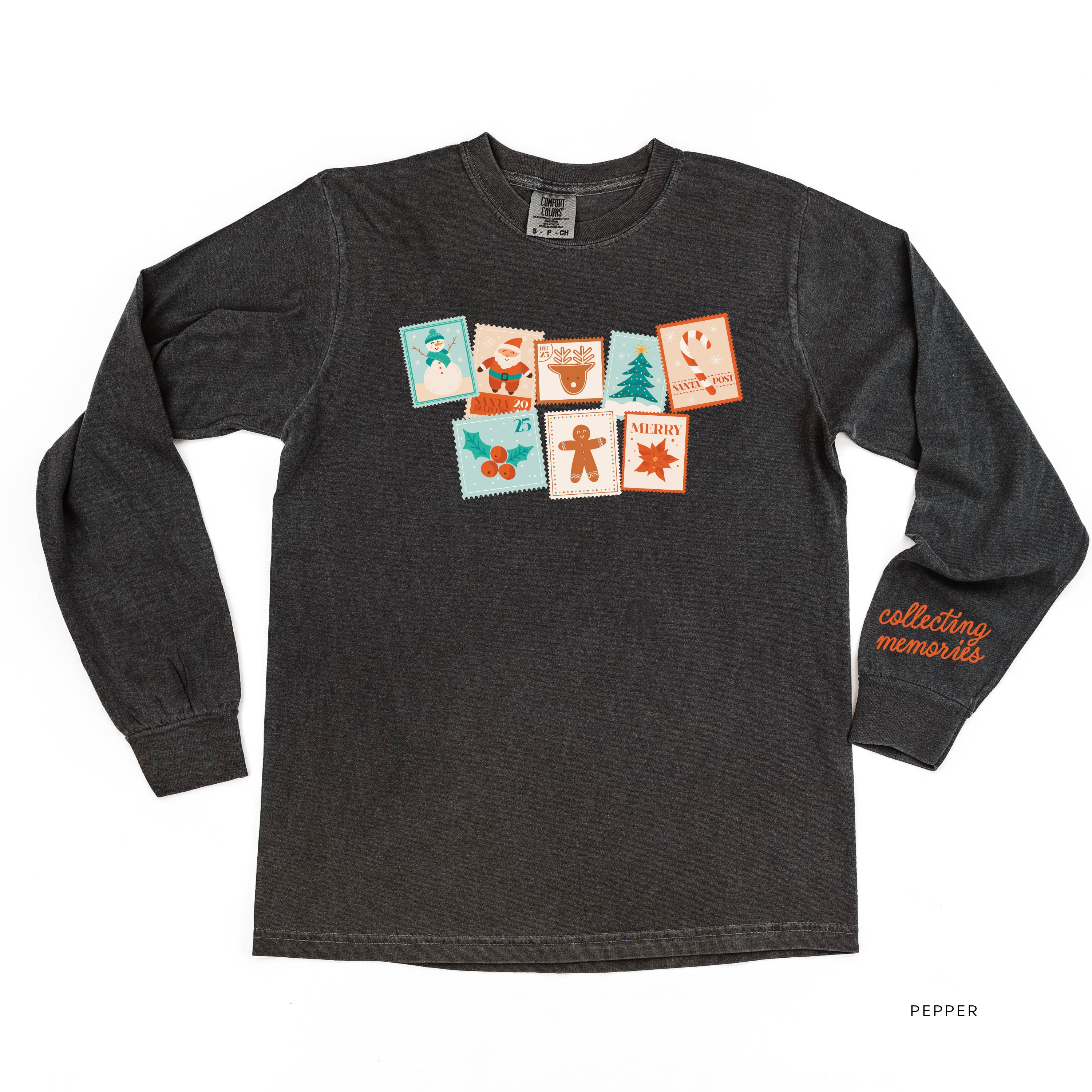 Collecting Memories (wd) - LONG SLEEVE Comfort Colors Tee Little Mama Shirt Shop