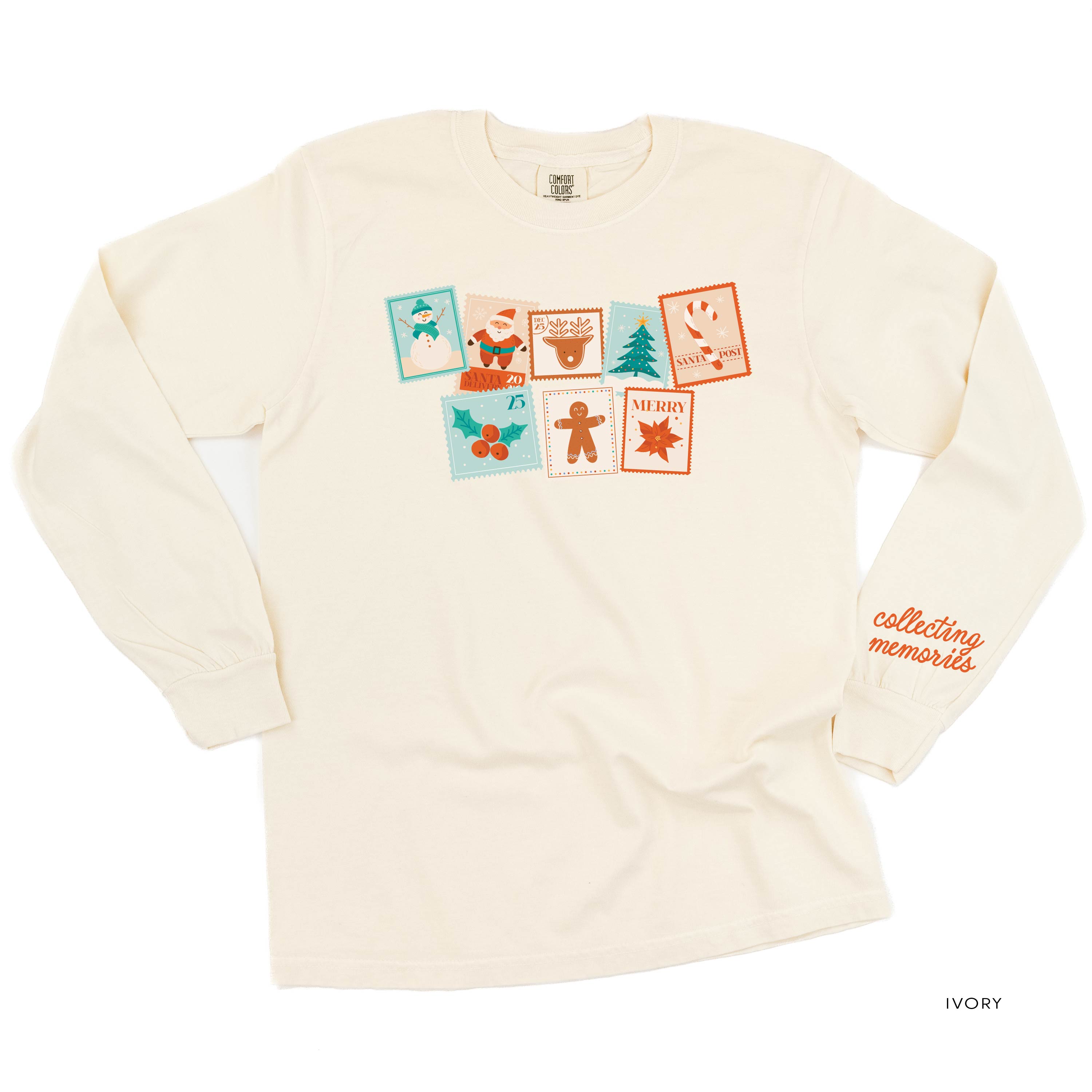 Collecting Memories (wd) - LONG SLEEVE Comfort Colors Tee Little Mama Shirt Shop