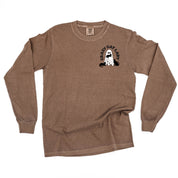 Crazy Cat Lady - POCKET DESIGN - Long Sleeve Comfort Colors Tee Little Mama Shirt Shop