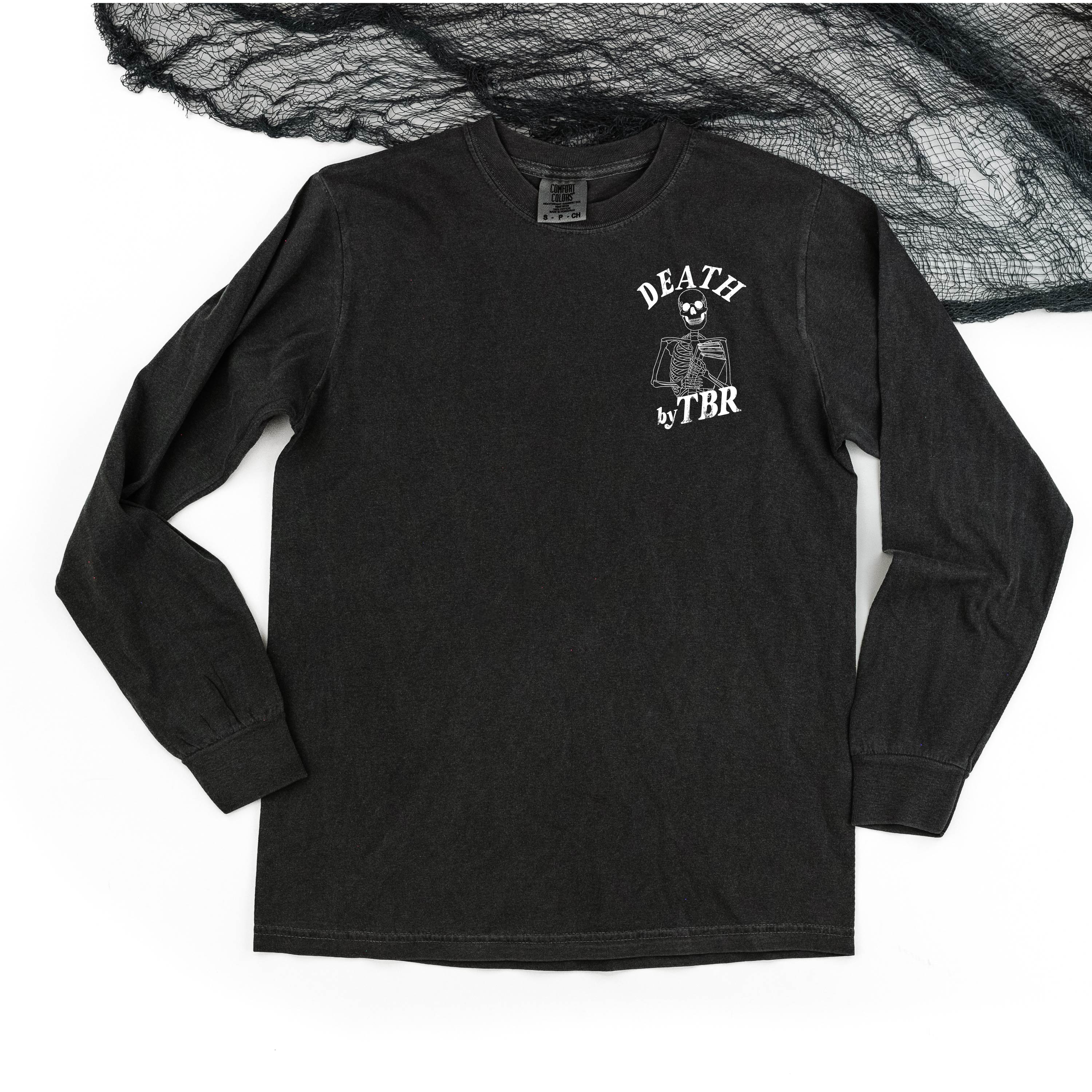  FULL SIZE on Back - Long Sleeve Comfort Colors Tee Little Mama Shirt Shop