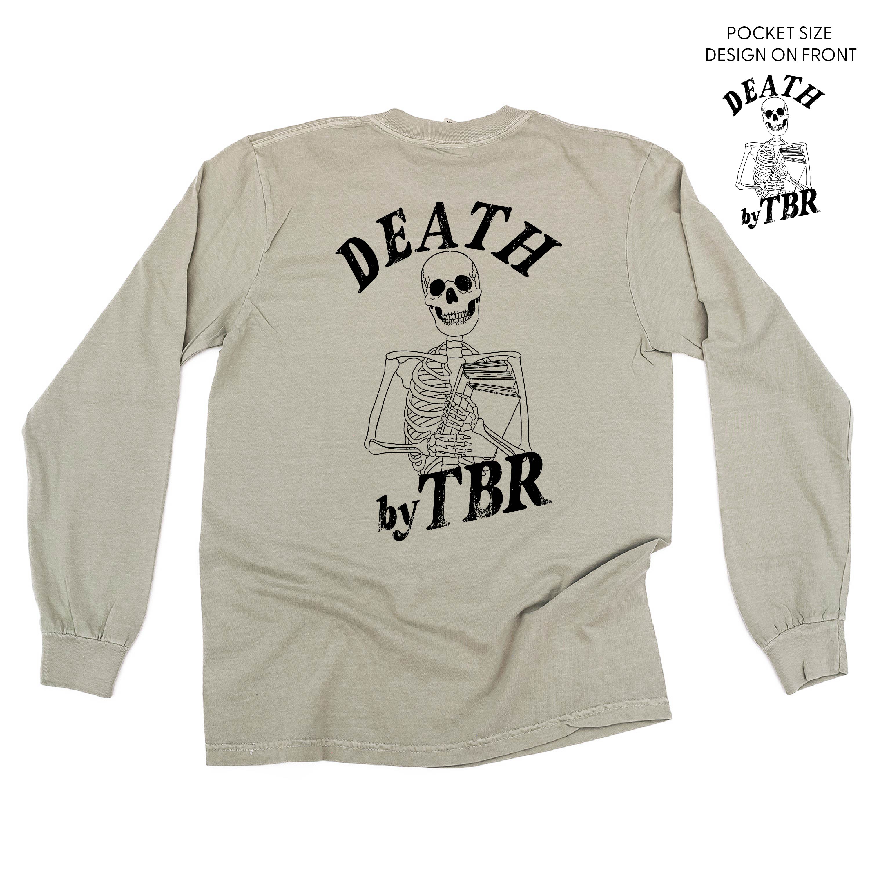  FULL SIZE on Back - Long Sleeve Comfort Colors Tee Little Mama Shirt Shop