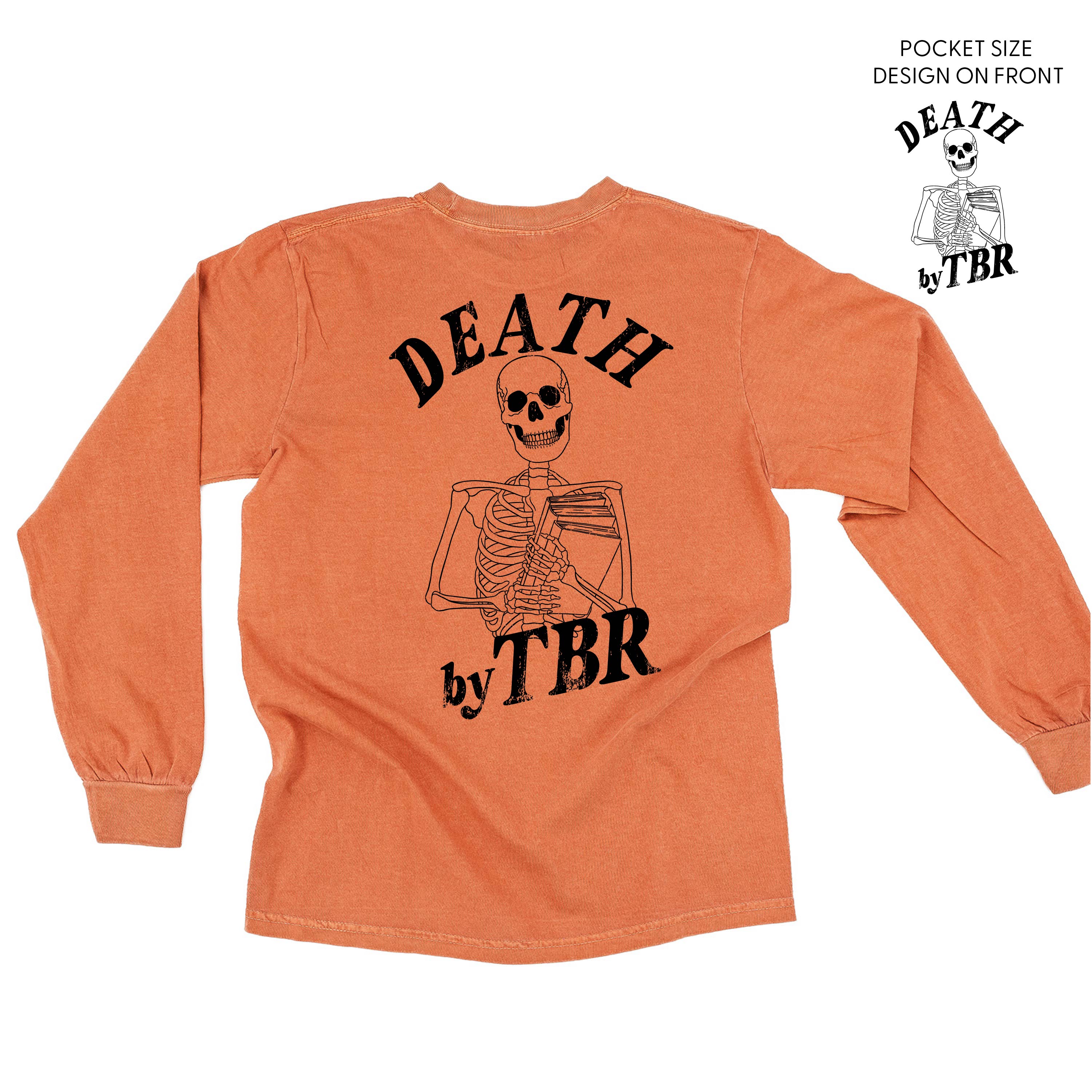  FULL SIZE on Back - Long Sleeve Comfort Colors Tee Little Mama Shirt Shop