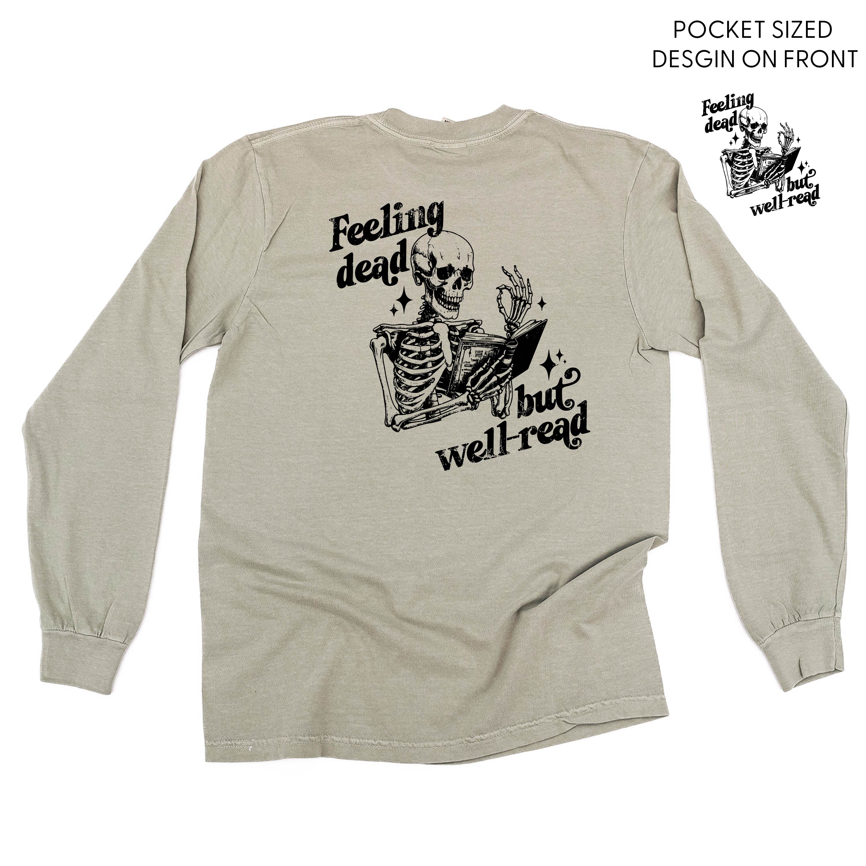  FULL DESIGN on Back - Long Sleeve Comfort Colors Tee Little Mama Shirt Shop