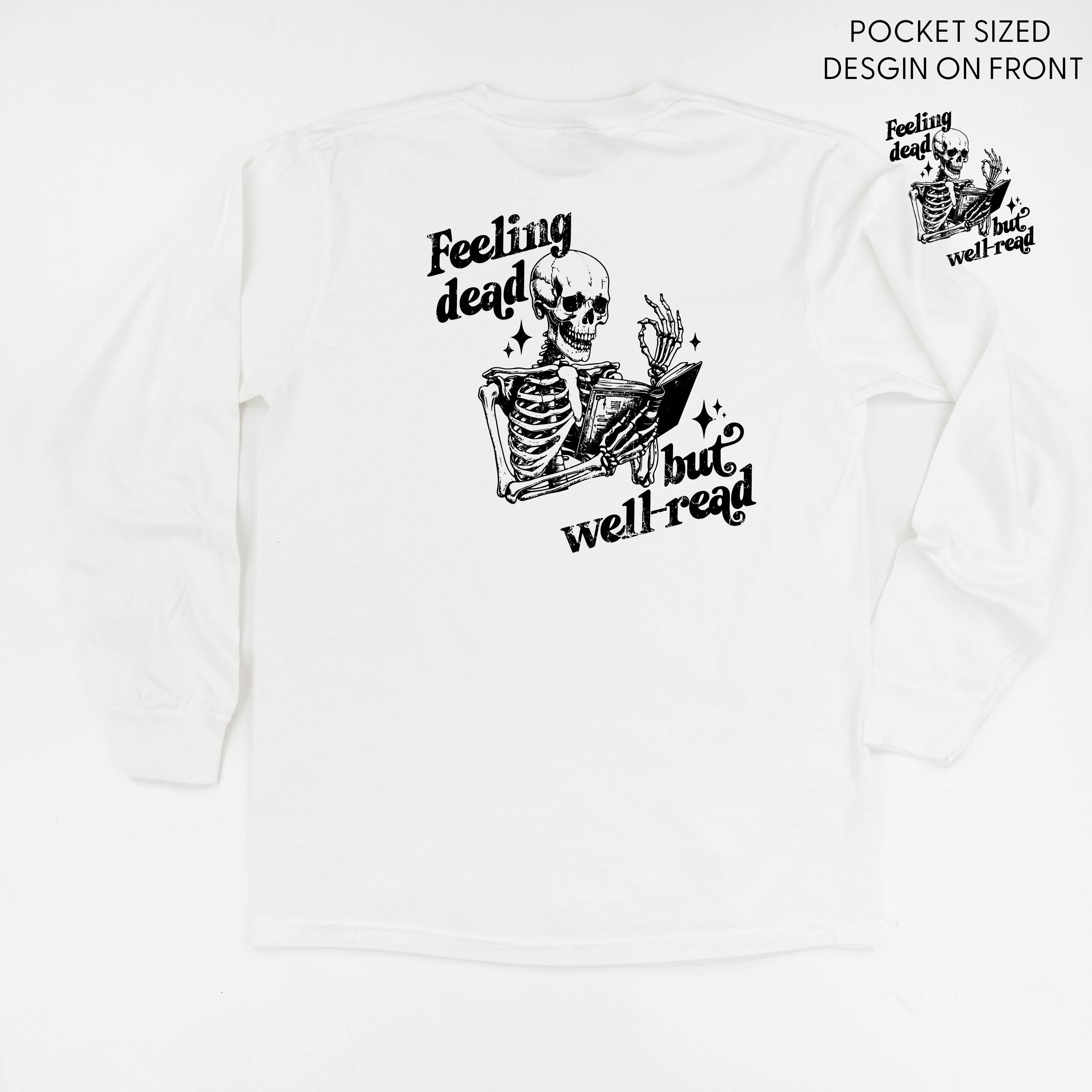  FULL DESIGN on Back - Long Sleeve Comfort Colors Tee Little Mama Shirt Shop
