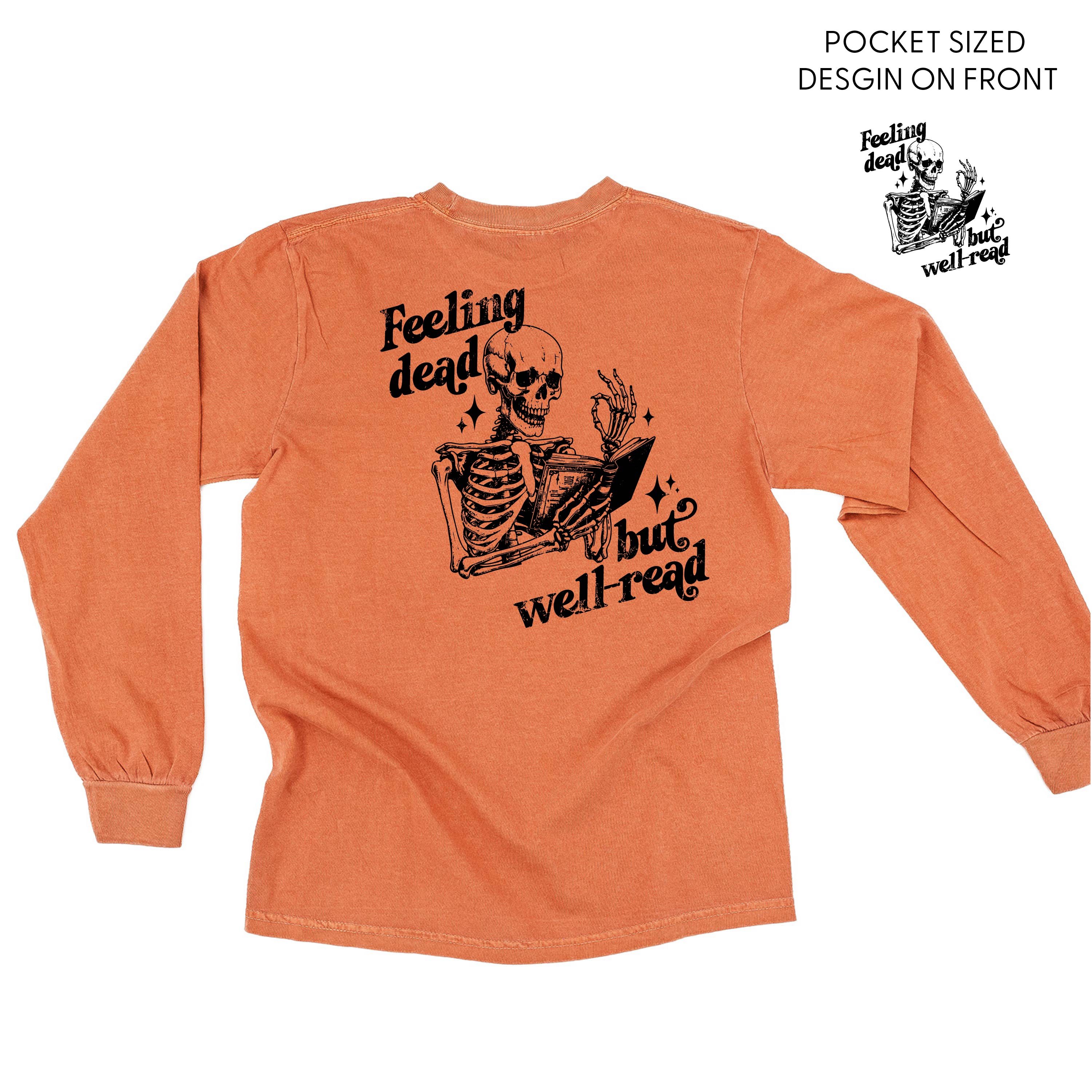  FULL DESIGN on Back - Long Sleeve Comfort Colors Tee Little Mama Shirt Shop