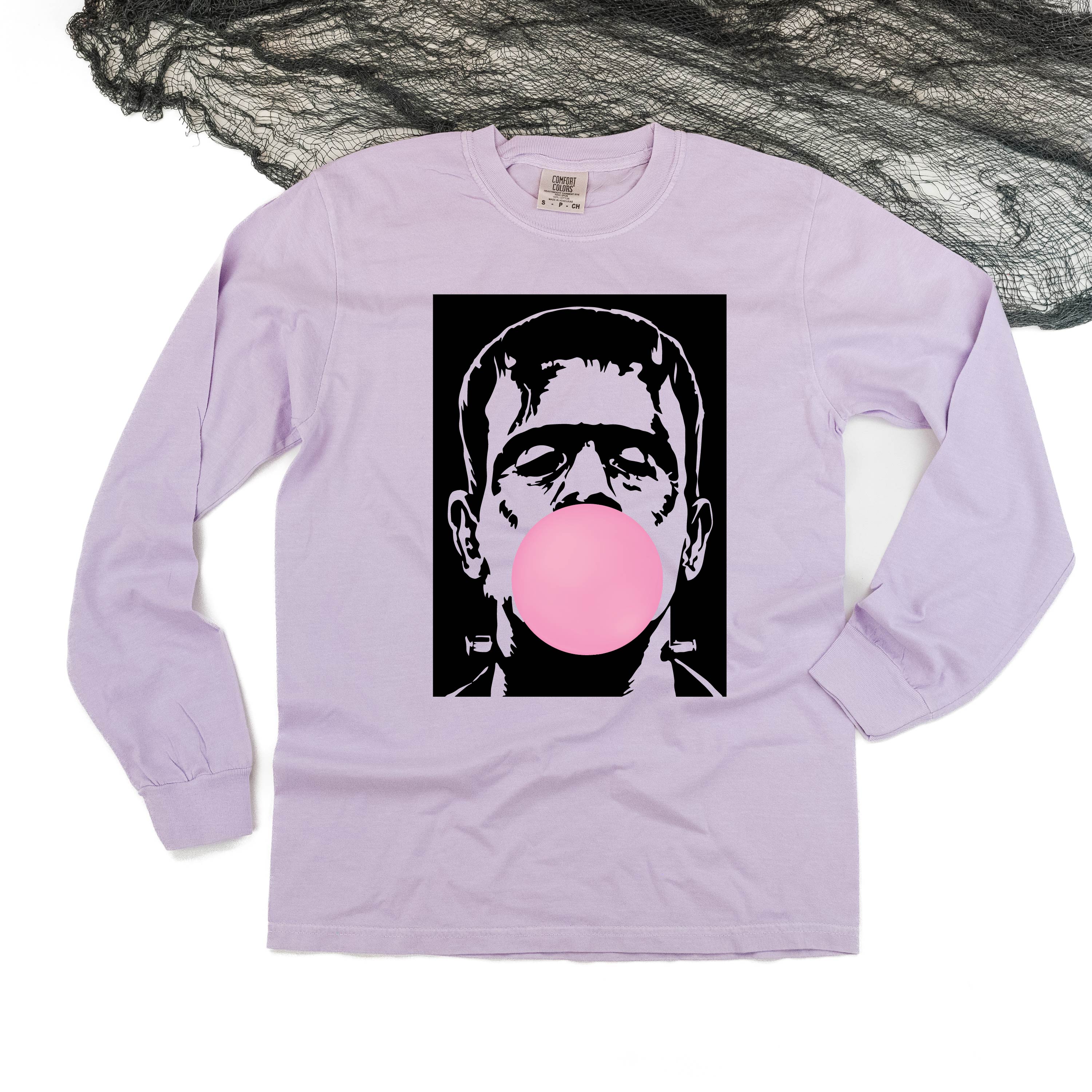 FRANK. - Long Sleeve Comfort Colors Tee Little Mama Shirt Shop