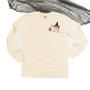 Ghosty Girls - POCKET DESIGN - Long Sleeve Comfort Colors Tee Little Mama Shirt Shop