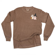 Ghosty Girls - POCKET DESIGN - Long Sleeve Comfort Colors Tee Little Mama Shirt Shop