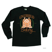 Gingerbread Bakery - LONG SLEEVE Comfort Colors Tee Little Mama Shirt Shop