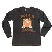 Gingerbread Bakery - LONG SLEEVE Comfort Colors Tee Little Mama Shirt Shop