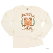 Gingerbread Bakery - LONG SLEEVE Comfort Colors Tee Little Mama Shirt Shop