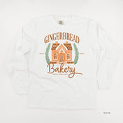Gingerbread Bakery - LONG SLEEVE Comfort Colors Tee Little Mama Shirt Shop