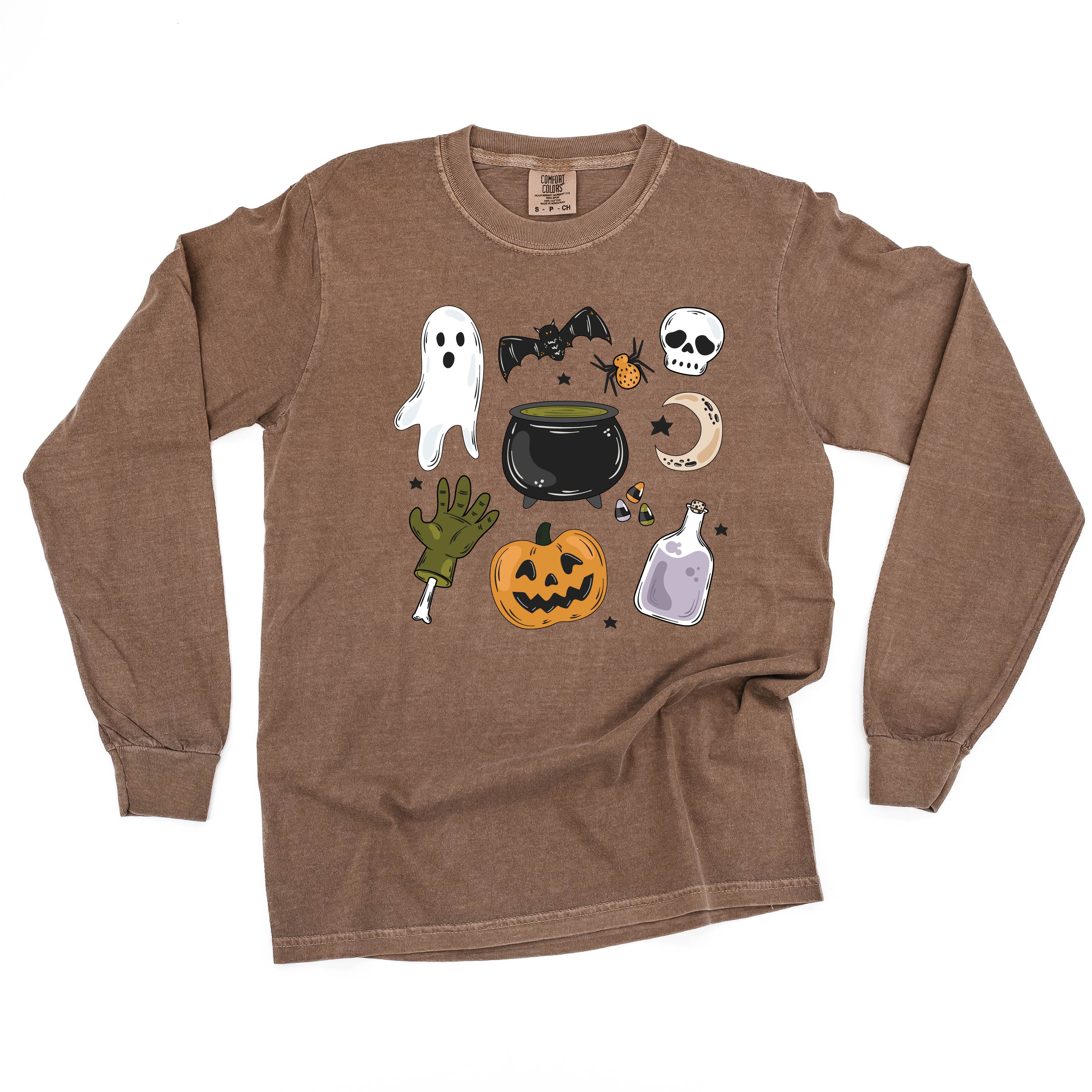 Halloween Things - Long Sleeve Comfort Colors Tee Little Mama Shirt Shop