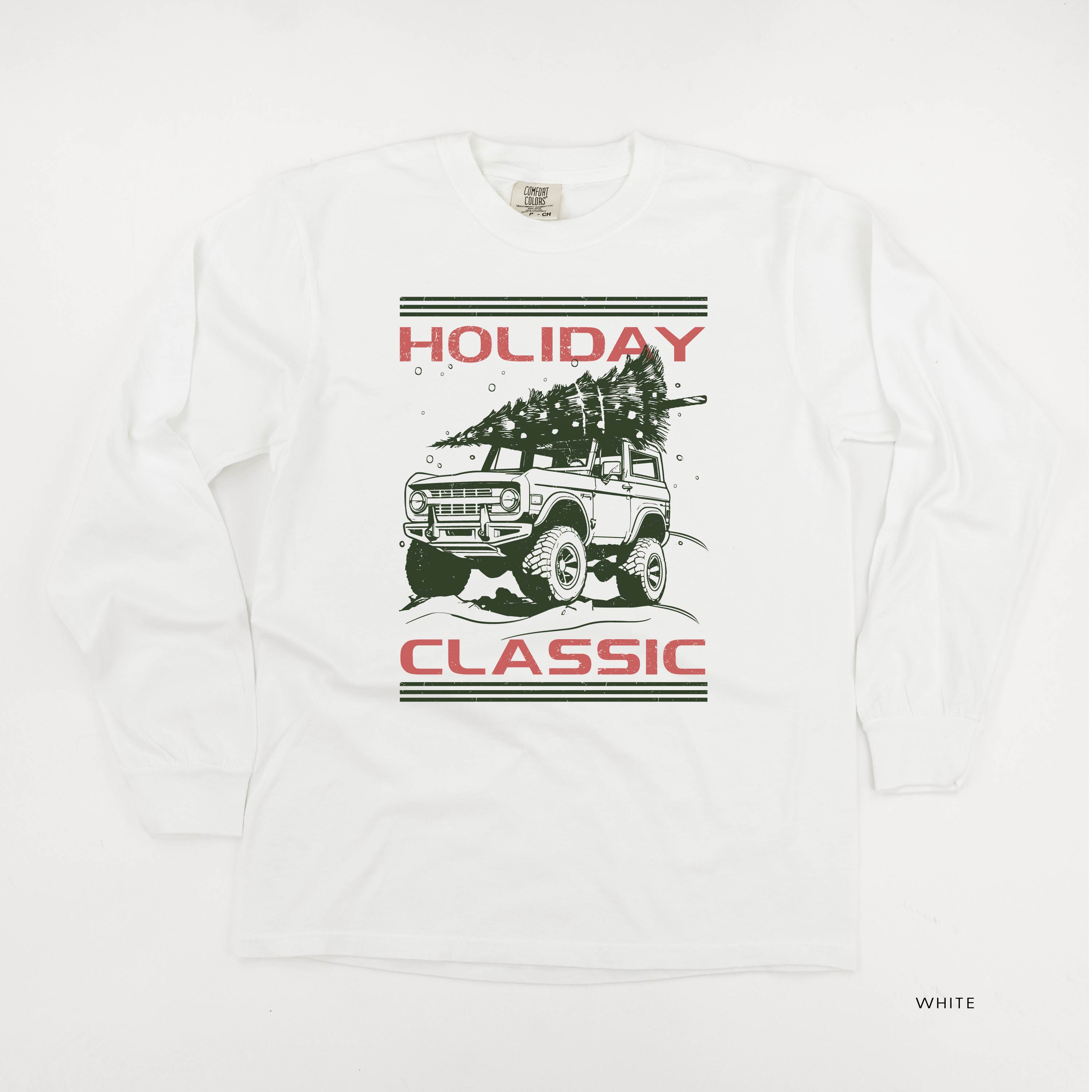Holiday Classic - LONG SLEEVE Comfort Colors Tee Little Mama Shirt Shop