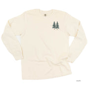 In My Heart Is A Christmas Tree Farm (pf&b) - LONG SLEEVE Comfort Colors Tee Little Mama Shirt Shop