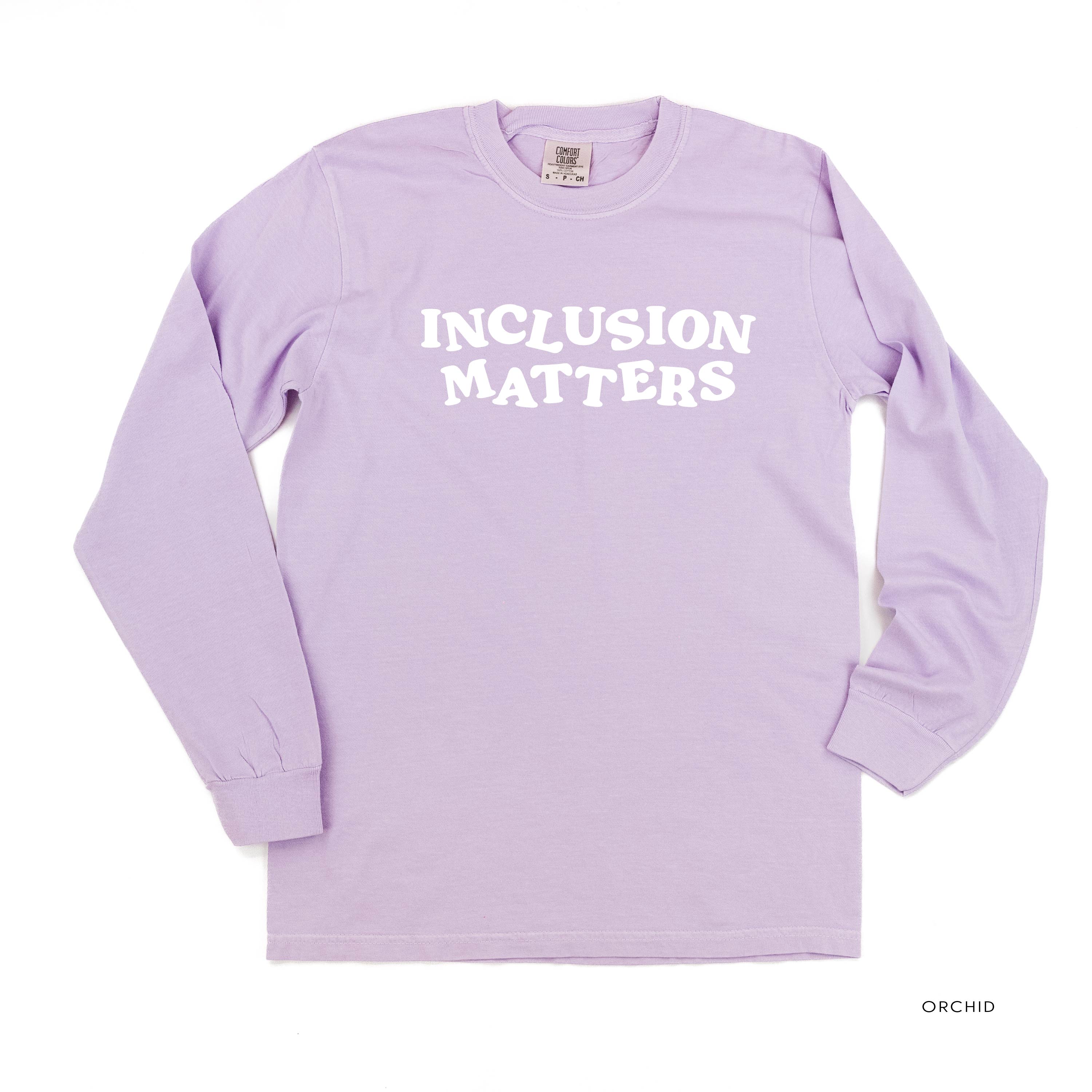 Inclusion Matters - LONG SLEEVE COMFORT COLORS TEE Little Mama Shirt Shop