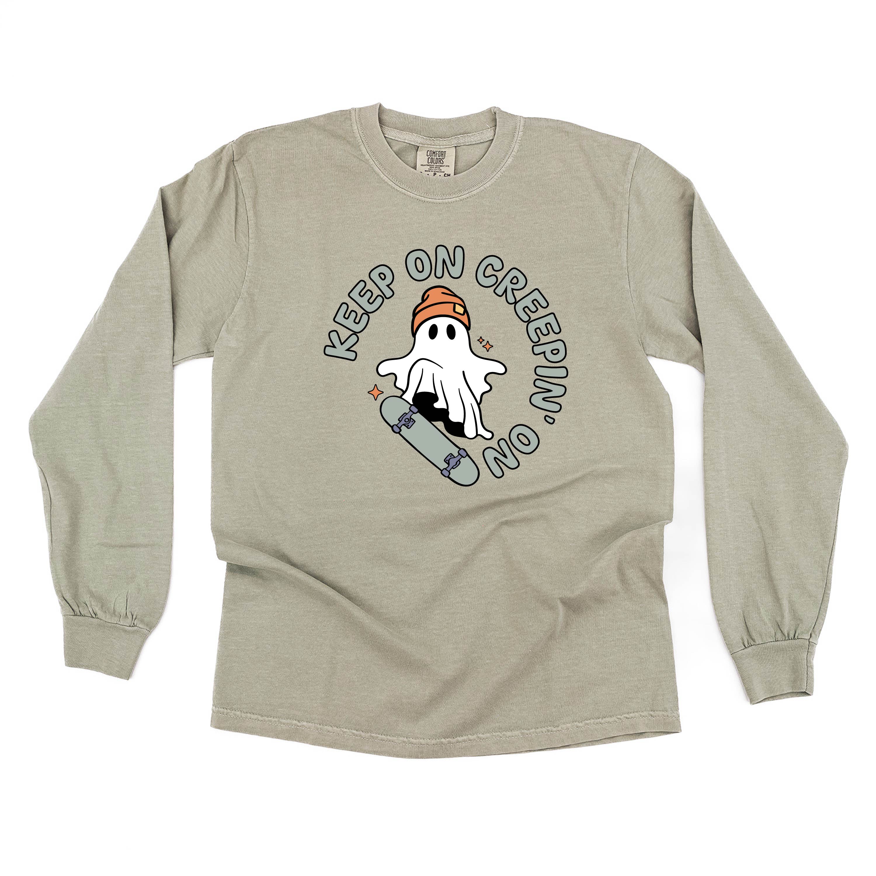 Keep On Creepin' On - Long Sleeve Comfort Colors Tee Little Mama Shirt Shop