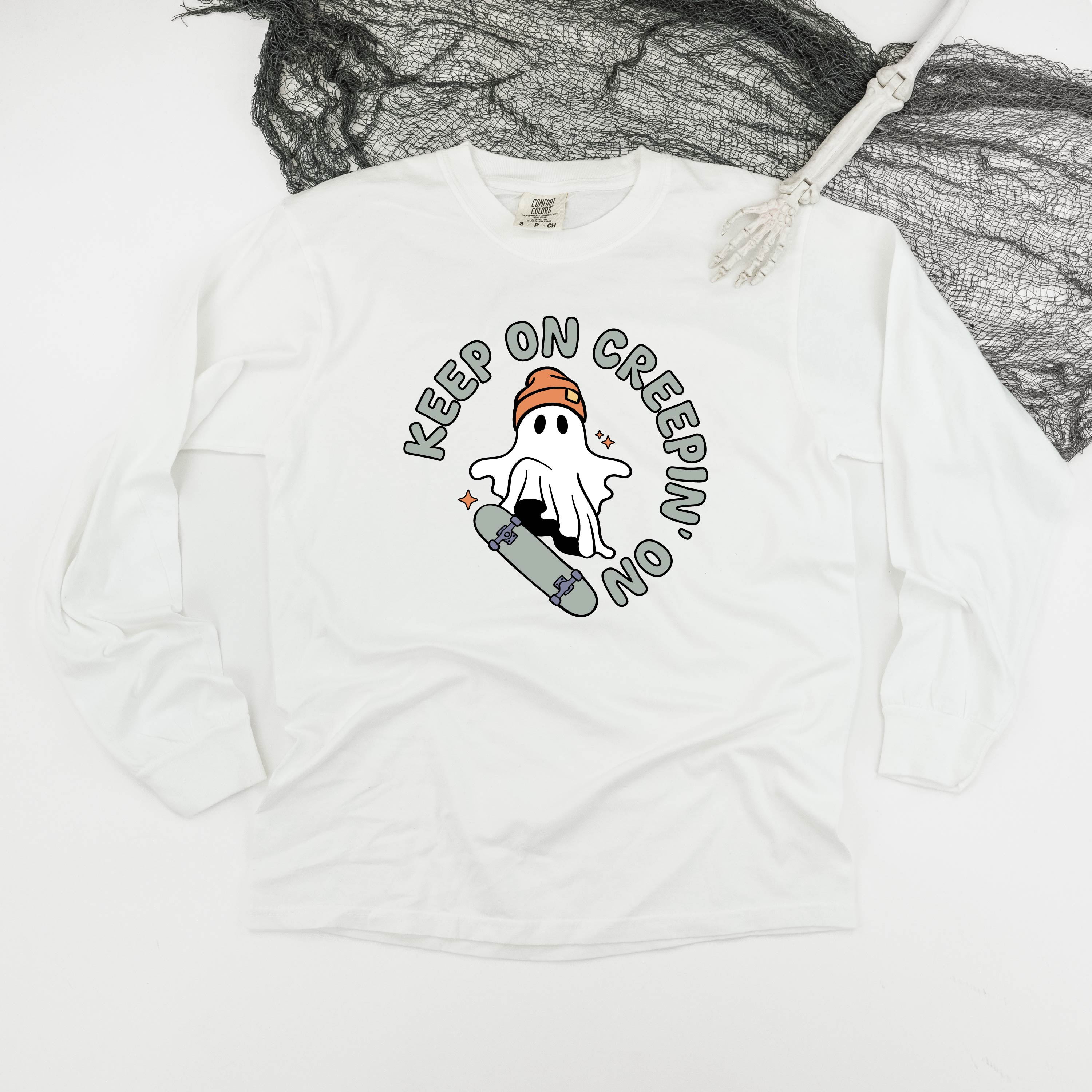 Keep On Creepin' On - Long Sleeve Comfort Colors Tee Little Mama Shirt Shop