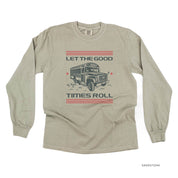 Let the Good Times Roll - School Bus - LONG SLEEVE COMFORT COLORS TEE Little Mama Shirt Shop