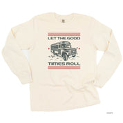 Let the Good Times Roll - School Bus - LONG SLEEVE COMFORT COLORS TEE Little Mama Shirt Shop