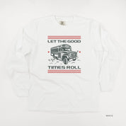 Let the Good Times Roll - School Bus - LONG SLEEVE COMFORT COLORS TEE Little Mama Shirt Shop