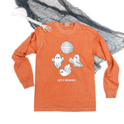 Let's Boogee - Long Sleeve Comfort Colors Tee Little Mama Shirt Shop