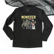 Monster Mash - Long Sleeve Comfort Colors Tee Little Mama Shirt Shop