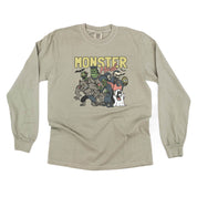 Monster Mash - Long Sleeve Comfort Colors Tee Little Mama Shirt Shop