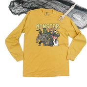 Monster Mash - Long Sleeve Comfort Colors Tee Little Mama Shirt Shop