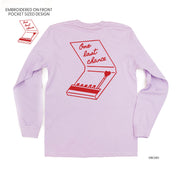 Embroidered/Printed (pf&b) - One Last Chance - LONG SLEEVE Comfort Colors Tee Little Mama Shirt Shop