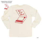 Embroidered/Printed (pf&b) - One Last Chance - LONG SLEEVE Comfort Colors Tee Little Mama Shirt Shop