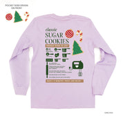 Sugar Cookie Recipe (pf&b) - LONG SLEEVE Comfort Colors Tee Little Mama Shirt Shop
