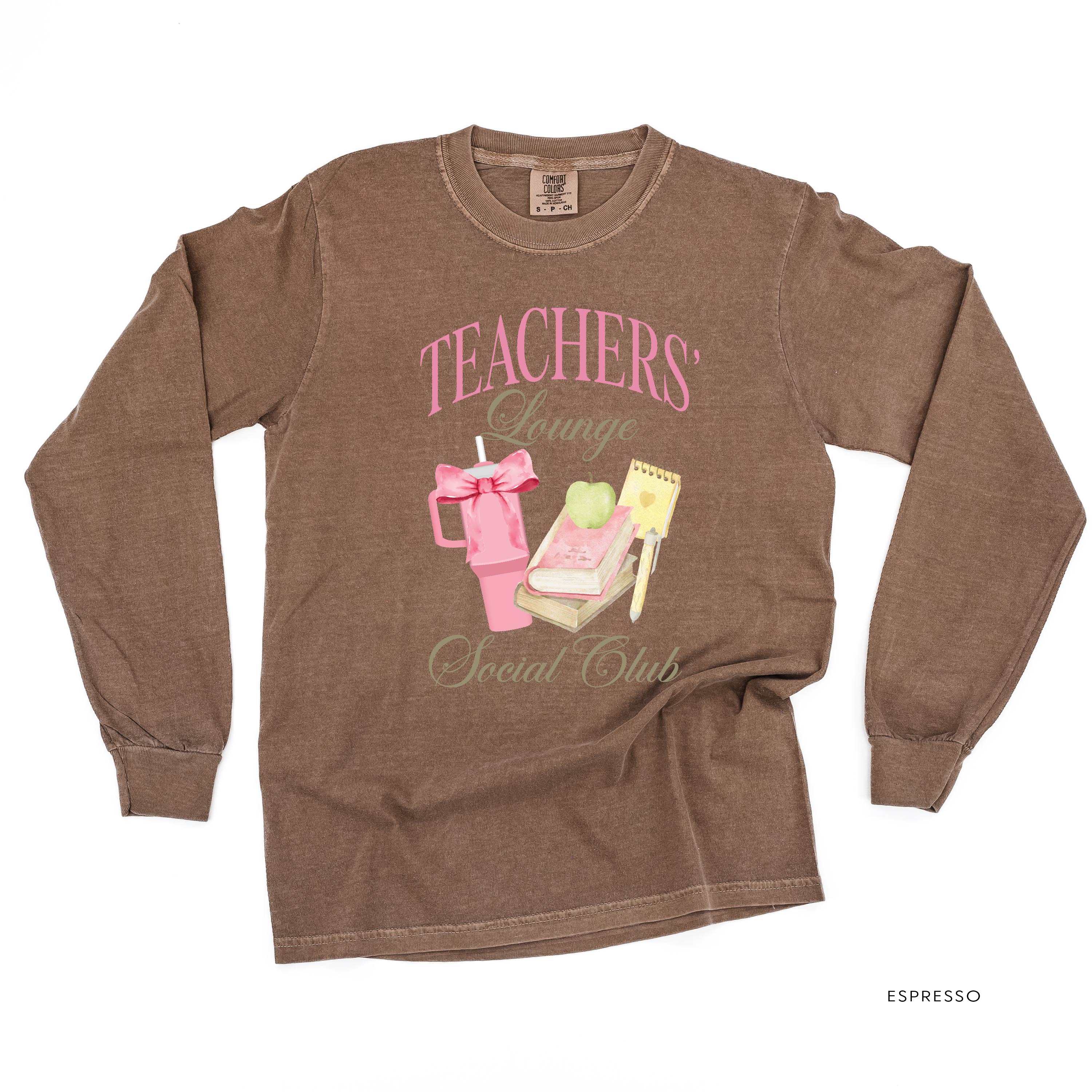 Teachers' Lounge Social Club - LONG SLEEVE COMFORT COLORS TEE Little Mama Shirt Shop