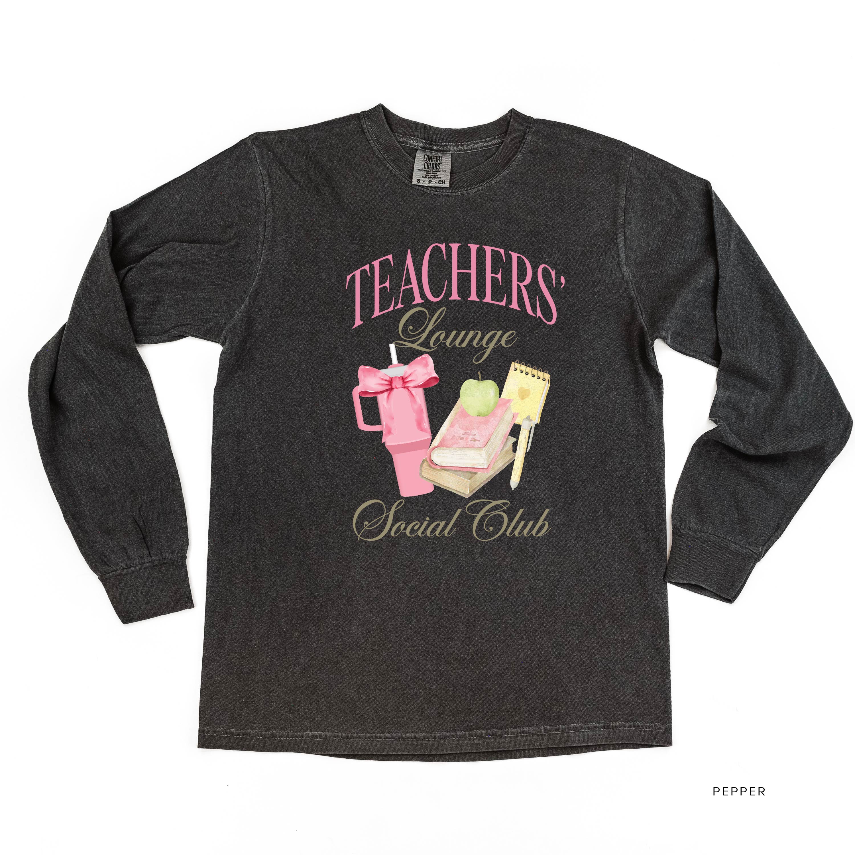 Teachers' Lounge Social Club - LONG SLEEVE COMFORT COLORS TEE Little Mama Shirt Shop